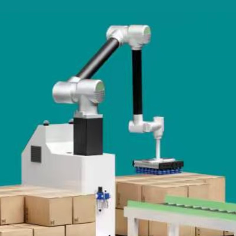 Estación de trabajo de paletización colaborativa