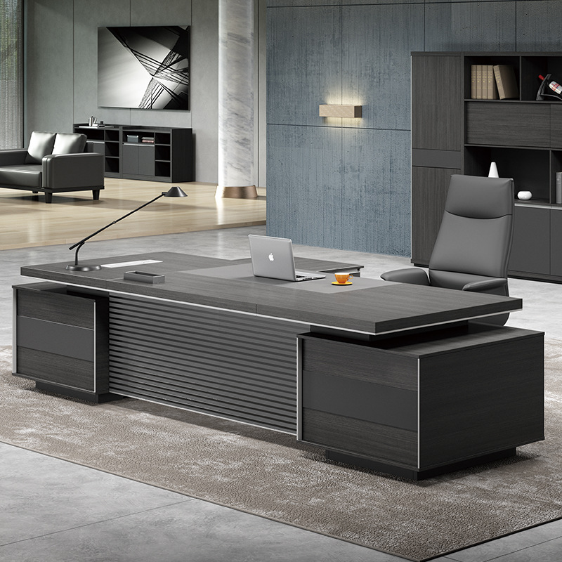 Modle DBT004 Dio Light Luxury Simple Modern Office Escritorio de un solo gerente Escritorio ejecutivo para computadora, alto-Finalizar escritorio ejecutivo de oficina.