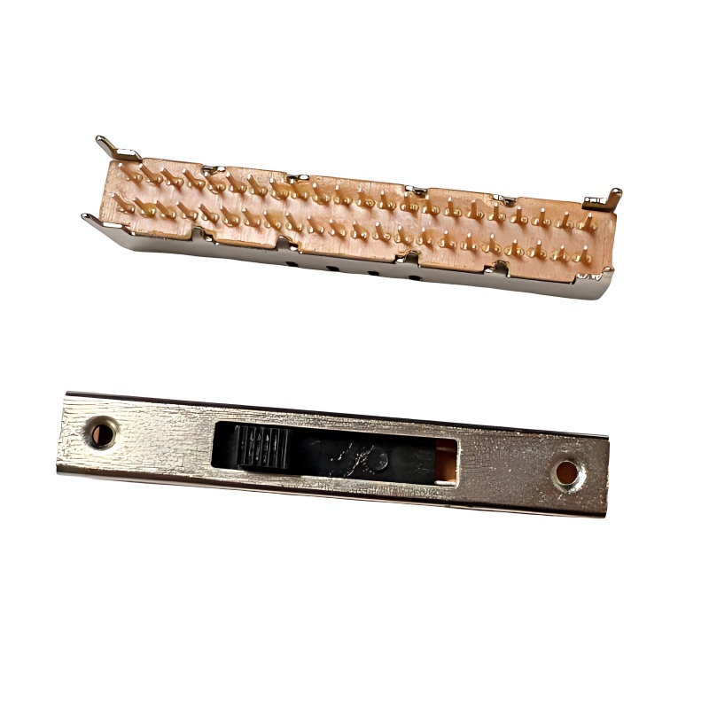 Interruptor deslizante SS-49D01Vertical-Montado 9-Posición doble-Polo doble-Interruptor de alimentación en miniatura de fila para juguetes